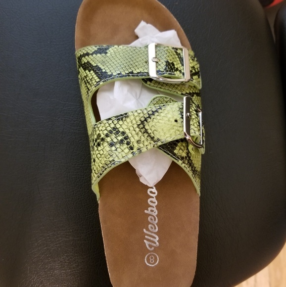 Snake Print Sandals 1 LEFT - Picture 4 of 7